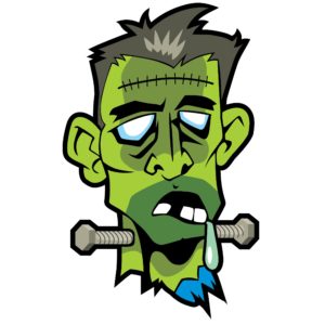 A Frankenedit is like Frankenstein's Monster, shown in this drawing. 
