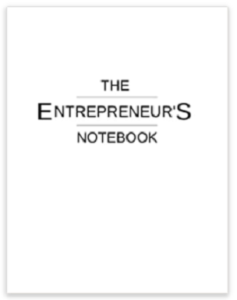 How long does it take to publish a book? This is an image of The Entrepreneur's Notebook, one that took just hours.