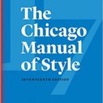 Image is the cover of The Chicago Manual of Style which is used in trade books and this blog post style guide.