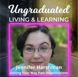 Image of podcast guest Jennifer Harshman when she went on Ken Hannaman: Ungraduated Living and Learning